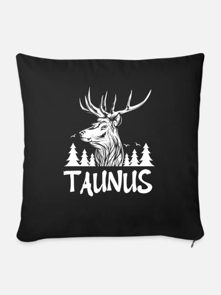 Taunus - Sofakissenbezug 45 x 45 cm - Schwarz