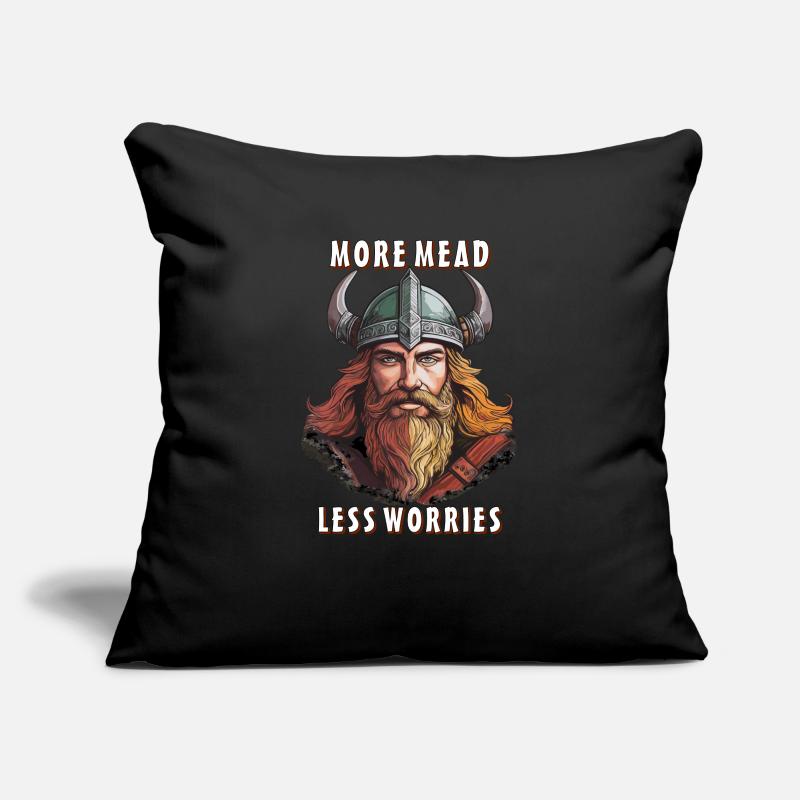 VIKINGS PLUS D’HYDROMEL, MOINS DE SOUCIS Housse de coussin décorative 45 x 45 cm