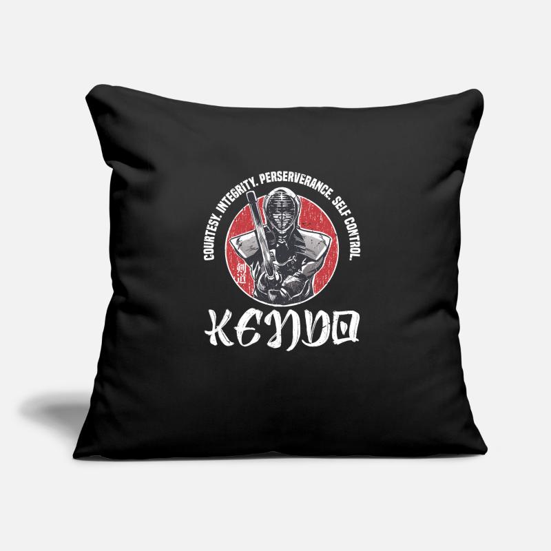 Decency. Integrity. Perseverance. Self-control. Sofa pillowcase 17,3'' x 17,3'' (45 x 45 cm)