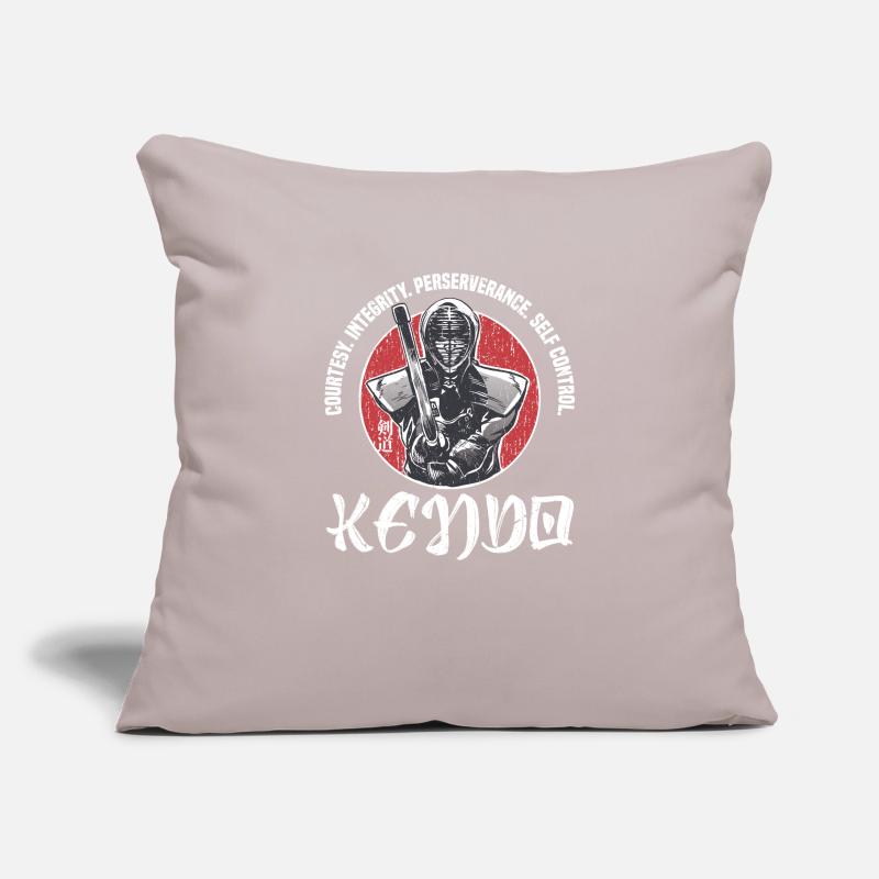 Decency. Integrity. Perseverance. Self-control. Sofa pillowcase 17,3'' x 17,3'' (45 x 45 cm)