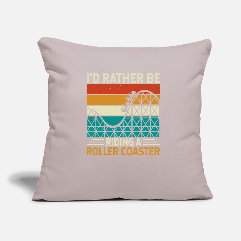 Roller Coaster Theme Park Sofa pillowcase 17,3'' x 17,3'' (45 x 45 cm)