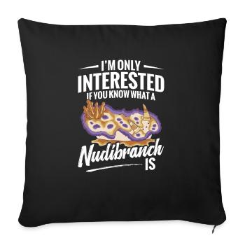I am only interested in whether you know what a - Sofa pillowcase 17,3'' x 17,3'' (45 x 45 cm) - black - Front