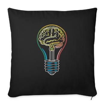 phonemisPhonemische Bewusstseinswissenschaft - Sofakissenbezug 45 x 45 cm - Schwarz - Vorne