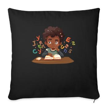 phonemisPhonemische Bewusstseinswissenschaft - Sofakissenbezug 45 x 45 cm - Schwarz - Vorne