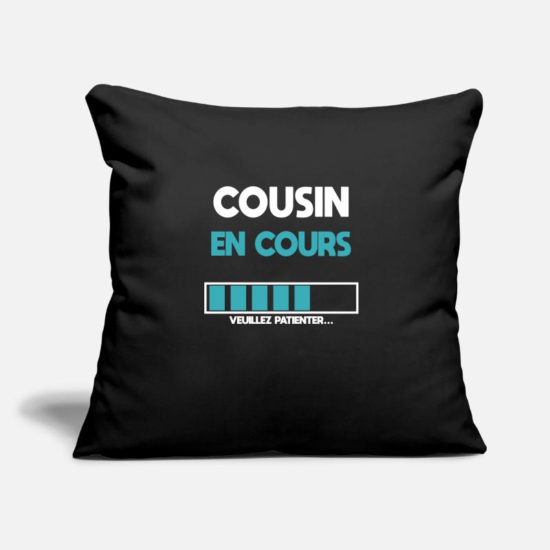 Current cousin future cousin gift cousin Sofa pillowcase 17,3'' x 17,3'' (45 x 45 cm)