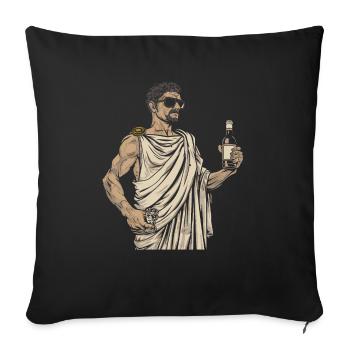 Lustiges Toga party outfit - Sofakissenbezug 45 x 45 cm - Schwarz - Vorne