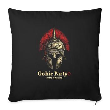 Lustiges Toga party outfit - Sofakissenbezug 45 x 45 cm - Schwarz - Vorne