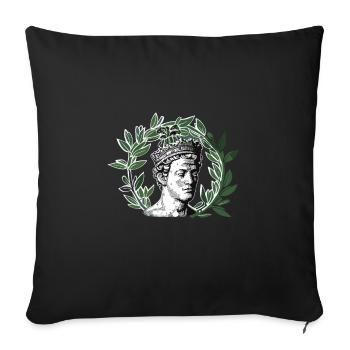 Lustiges Toga party outfit - Sofakissenbezug 45 x 45 cm - Schwarz - Vorne