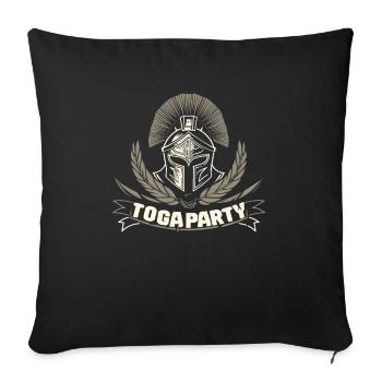 Lustiges Toga party outfit - Sofakissenbezug 45 x 45 cm - Schwarz - Vorne