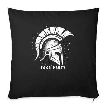 Lustiges Toga party outfit - Sofakissenbezug 45 x 45 cm - Schwarz - Vorne