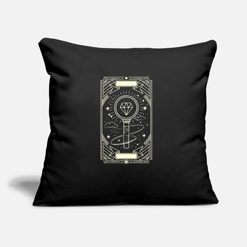 K-Pop Musique pop coréenne Corée du Sud Kpop Lightstick Housse de coussin décorative 45 x 45 cm