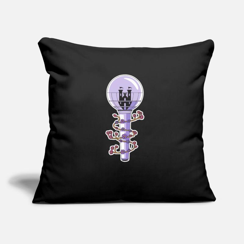 K-Pop Musique pop coréenne Corée du Sud Kpop Lightstick Housse de coussin décorative 45 x 45 cm
