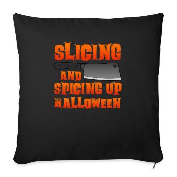 Boucher d’Halloween Boucher d’Halloween - Housse de coussin décorative 45 x 45 cm - noir - Devant