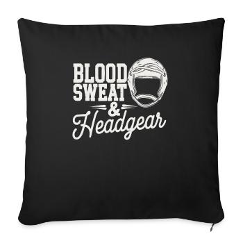 Filles Lutte Lutte Grappling Lutteuse Fille - Housse de coussin décorative 45 x 45 cm - noir - Devant