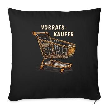 PANIER D’ACHAT STOCK ACHETEUR - Housse de coussin décorative 45 x 45 cm - noir - Devant