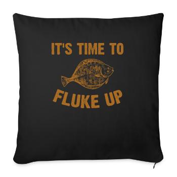 Fishermen Fishing Anglers Sport Anglers - Sofa pillowcase 17,3'' x 17,3'' (45 x 45 cm) - black - Front
