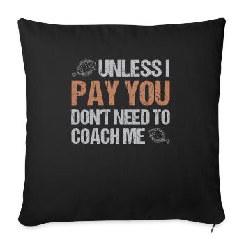 Fishermen Fishing Anglers Sport Anglers - Sofa pillowcase 17,3'' x 17,3'' (45 x 45 cm) - black - Front