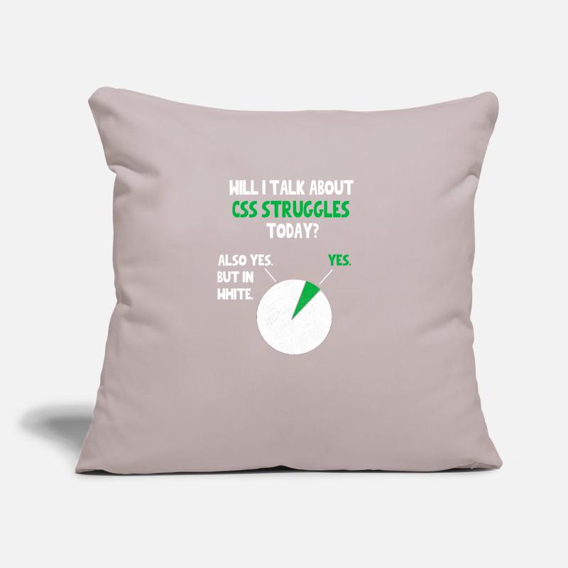 Codeur Développeur Web Programmeur Vais-je parler de F Housse de coussin décorative 45 x 45 cm