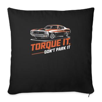 Muscle Car Carguy Vintage Car Collector Automobile - Sofa pillowcase 17,3'' x 17,3'' (45 x 45 cm) - black - Front