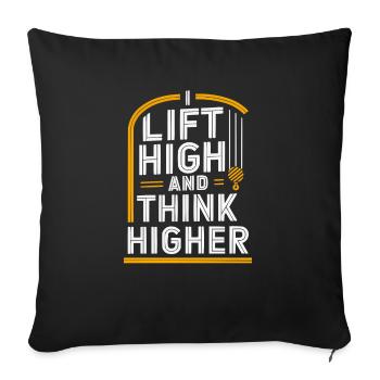 Crane Operator Job Profession Construction Worker - Sofa pillowcase 17,3'' x 17,3'' (45 x 45 cm) - black - Front