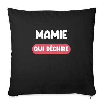 Granny Ripping Granny Gift Granny Gift Granny - Sofa pillowcase 17,3'' x 17,3'' (45 x 45 cm) - black - Front