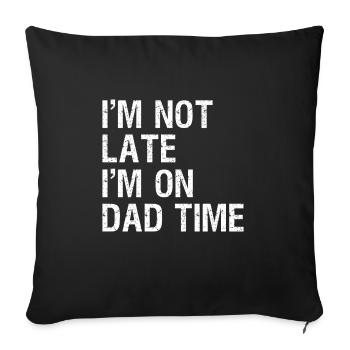 Geschenke Zum Vatertag Für Papa - Sofakissenbezug 45 x 45 cm - Schwarz - Vorne