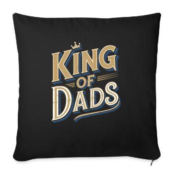 Geschenke Zum Vatertag Für Papa - Sofakissenbezug 45 x 45 cm - Schwarz - Vorne