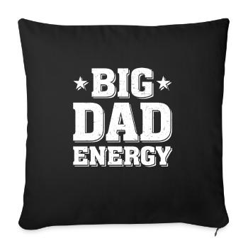 Geschenke Zum Vatertag Für Papa - Sofakissenbezug 45 x 45 cm - Schwarz - Vorne