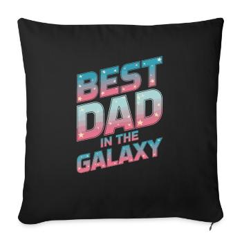 Geschenke Zum Vatertag Für Papa - Sofakissenbezug 45 x 45 cm - Schwarz - Vorne