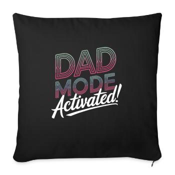 Geschenke Zum Vatertag Für Papa - Sofakissenbezug 45 x 45 cm - Schwarz - Vorne
