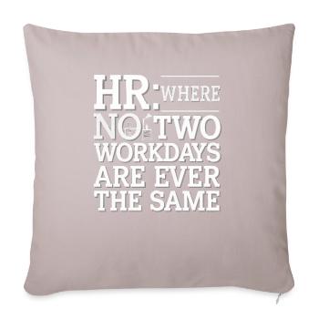 Gestionnaire des ressources humaines Ressources humaines Employé Milieu de travail Drame - Housse de coussin décorative 45 x 45 cm - taupe clair - Devant