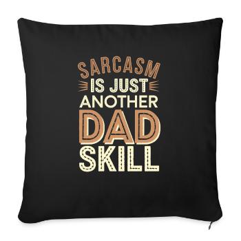 Geschenke Zum Vatertag Für Papa - Sofakissenbezug 45 x 45 cm - Schwarz - Vorne
