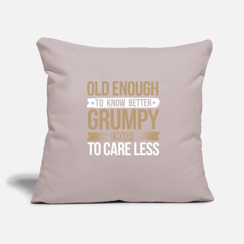 Grumpy Old Man Grumpy Sofa pillowcase 17,3'' x 17,3'' (45 x 45 cm)