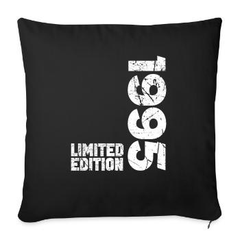 30th Anniversary Male Female 30 years old born in 1995 - Sofa pillowcase 17,3'' x 17,3'' (45 x 45 cm) - black - Front