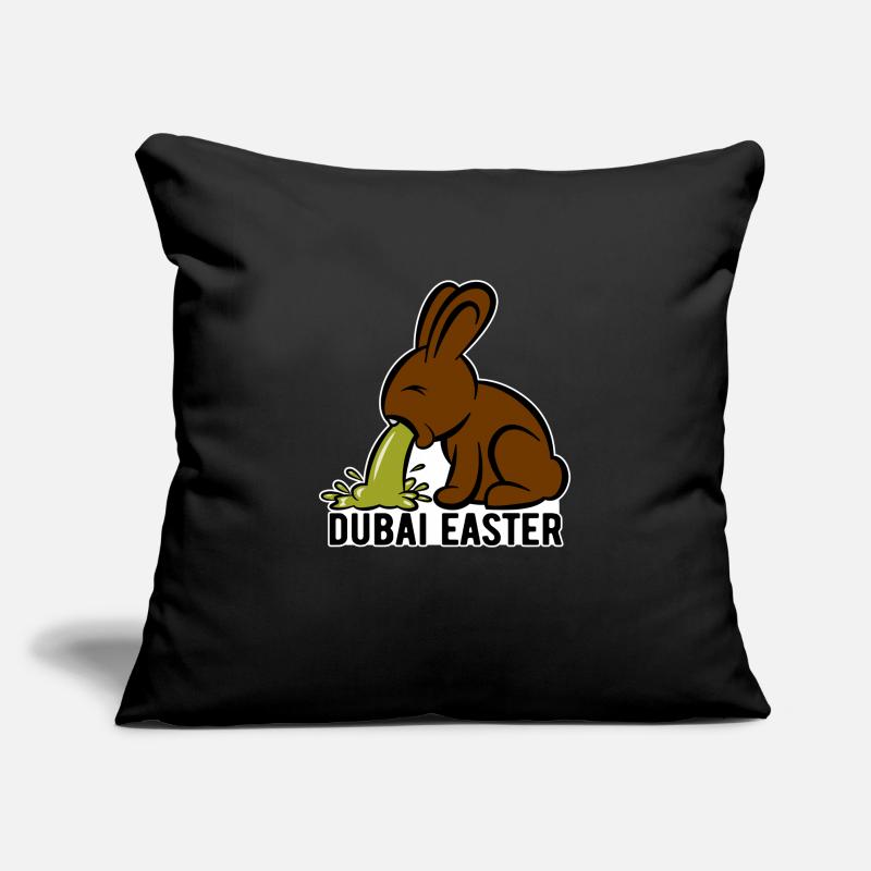 Easter Bunny Puking - Dubai Easter - Easter Sofa pillowcase 17,3'' x 17,3'' (45 x 45 cm)