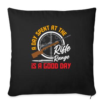 Cat Fat Fat Cat Humor Meme - Sofa pillowcase 17,3'' x 17,3'' (45 x 45 cm) - black - Front