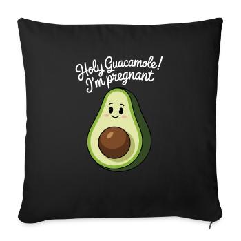 Avocado Maternity - Sofa pillowcase 17,3'' x 17,3'' (45 x 45 cm) - black - Front