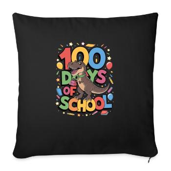 100th Day Of School 100 Day Of School Kids - Sofa pillowcase 17,3'' x 17,3'' (45 x 45 cm) - black - Front