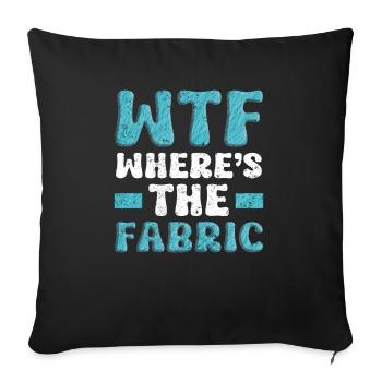 Restorer Upholstered Furniture - Sofa pillowcase 17,3'' x 17,3'' (45 x 45 cm) - black - Front