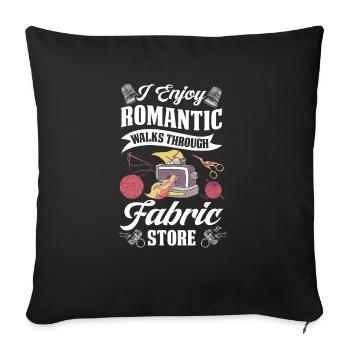 Restorer Upholstered Furniture - Sofa pillowcase 17,3'' x 17,3'' (45 x 45 cm) - black - Front
