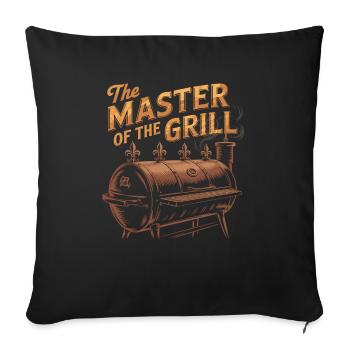 Barbecue Legende - Sofakissenbezug 45 x 45 cm - Schwarz - Vorne