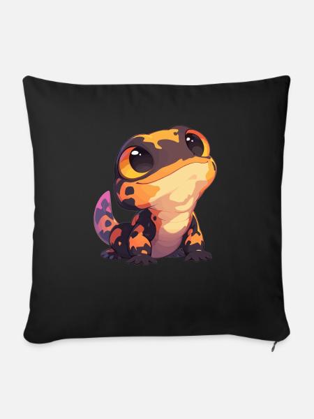 Salamanders Salamander - Sofakissenbezug 45 x 45 cm - Schwarz