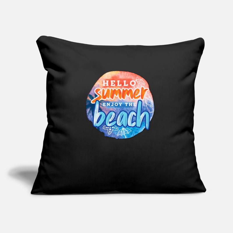 Hello Summer Beach Sofa pillowcase 17,3'' x 17,3'' (45 x 45 cm)