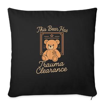 Équipe de soutien émotionnel Inner Child Healing - Housse de coussin décorative 45 x 45 cm - noir - Devant