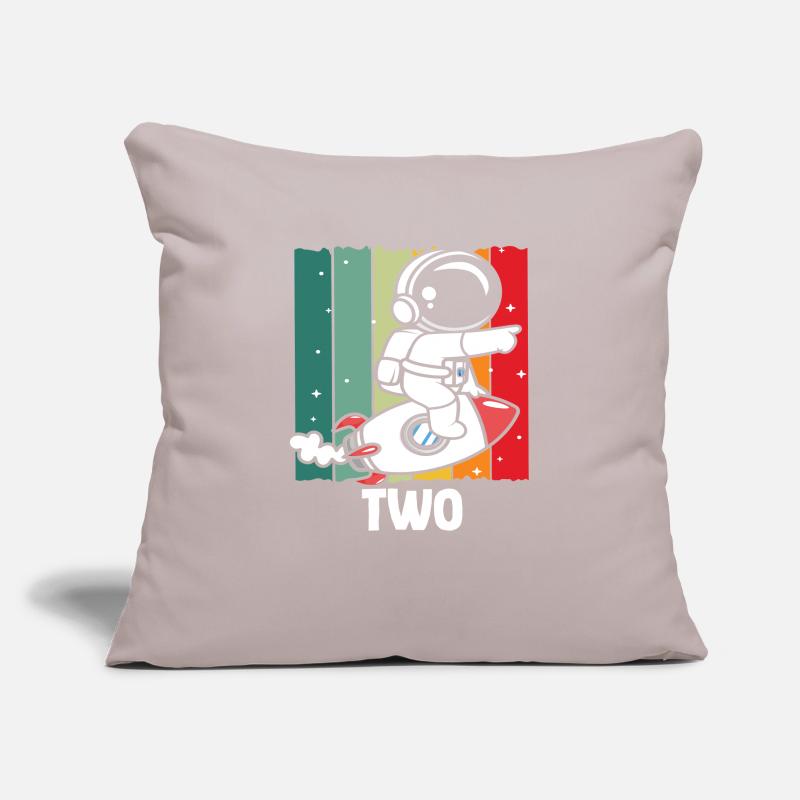 Aventure spatiale pour les petits explorateurs Housse de coussin décorative 45 x 45 cm