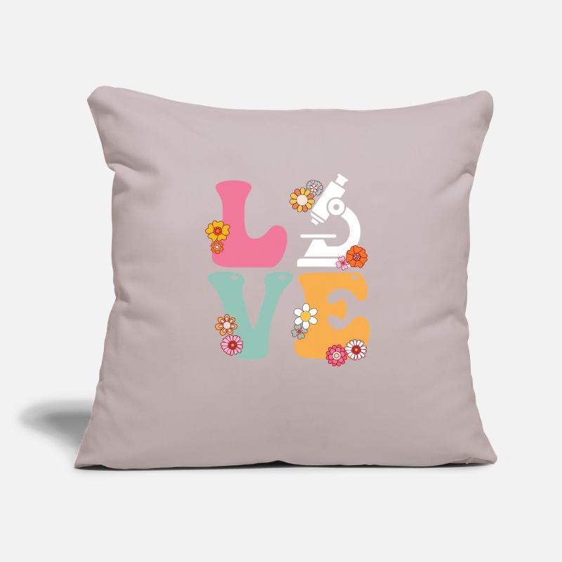 Liebe Medizinischer Laborwissenschaftler Boho Regenbogen MLS Sofakissenbezug 45 x 45 cm