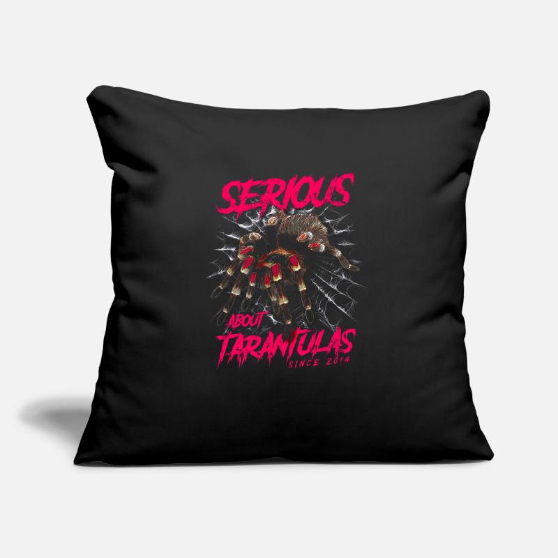 Serious About Tarentules Pet Spider Né En 2014 Housse de coussin décorative 45 x 45 cm