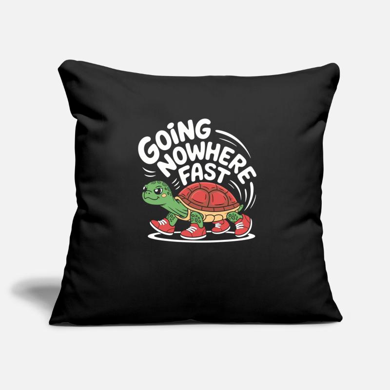 Turtle pace in style Sofa pillowcase 17,3'' x 17,3'' (45 x 45 cm)