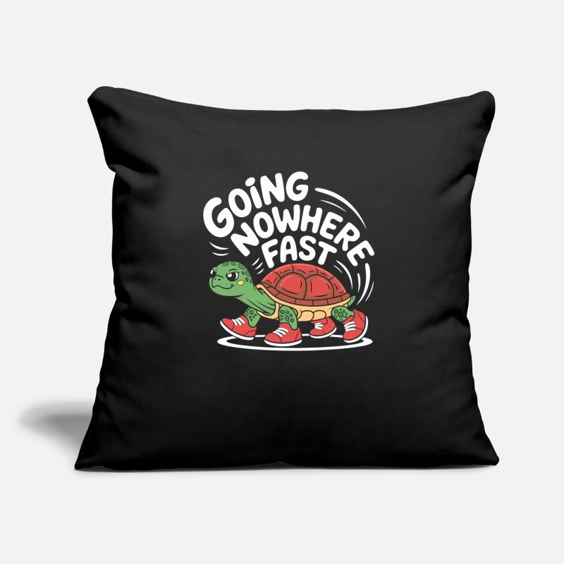 Schildkröten-Tempo mit Stil Sofakissenbezug 45 x 45 cm