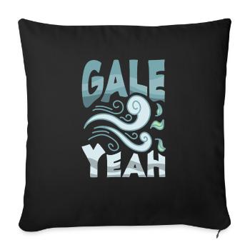 Météorologie amusante Passionnés de météo - Housse de coussin décorative 45 x 45 cm - noir - Devant